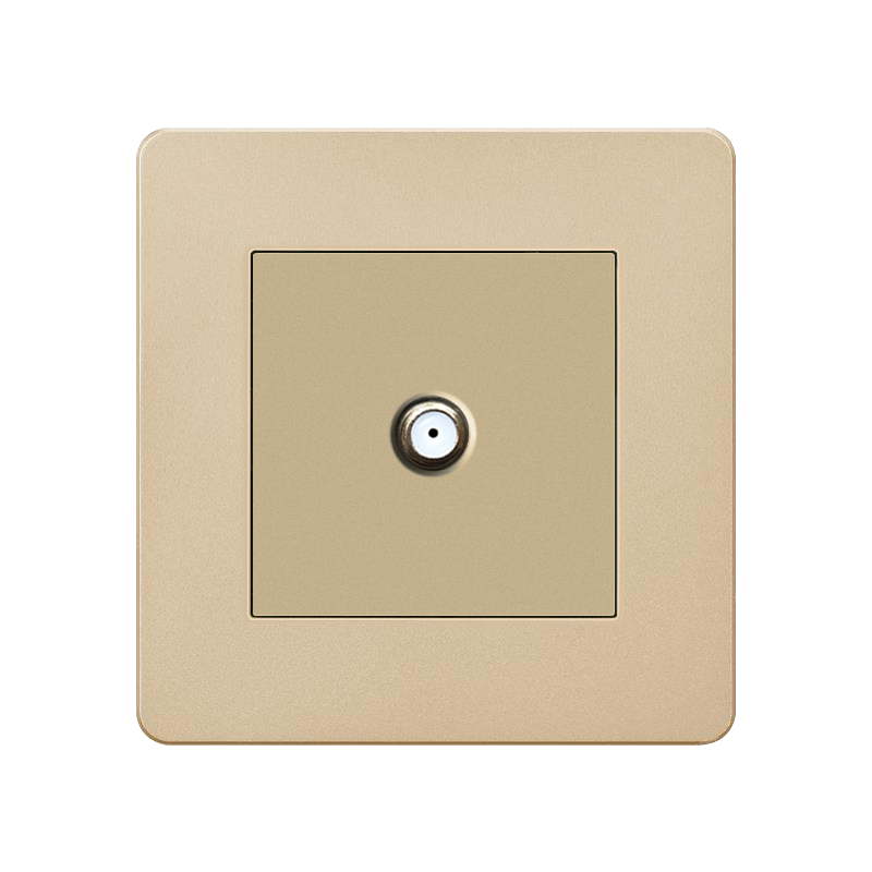 Plastic Switch ABK-Satellite Socket-GOLD